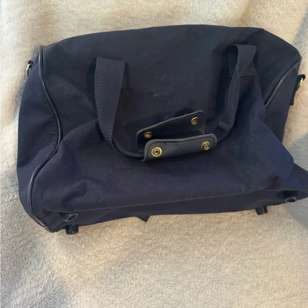 Diane von Furstenberg Navy Travel Duffel Bag